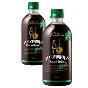 롯데 칸타타 콘트라베이스 디카페인 블랙 500ml x 6PET (S10198431)