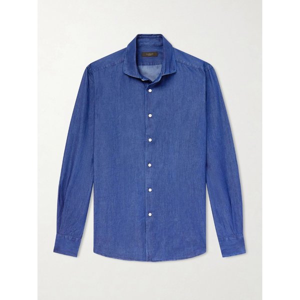 슬림핏 코튼 샴브레이 셔츠 46376663163003669