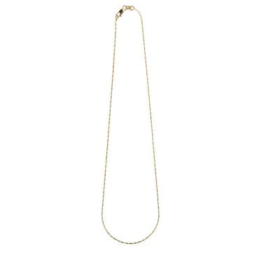 페르테 루메 옐로 네클리스 38cm, Lume Yellow Necklace 38cm, 14k yellow gold