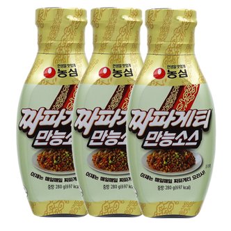  농심 짜파게티 만능소스 280g 3개