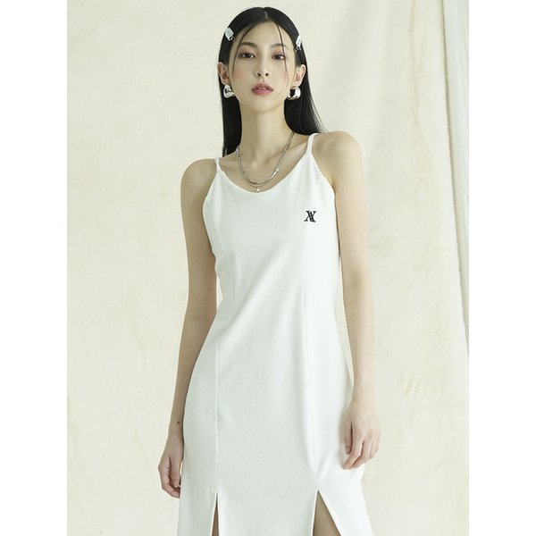 Veloa Sleeveless Dress WHITE