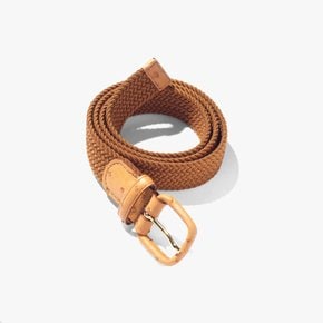 ANDERSONS 앤더슨즈 브라운 우븐 벨트 ELASTIC WOVEN BELT 3cm (OSTRICH) BROWN