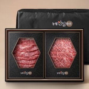 농협안심한우 [바로출고] 1등급 한우 VIP 선물세트 1.6kg (특수부위 400g x 4) 전용 보냉가방 포함