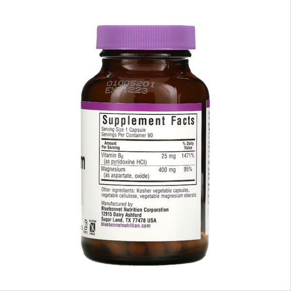 뉴트리션 마그네슘 & B6 90정 베지캡슐