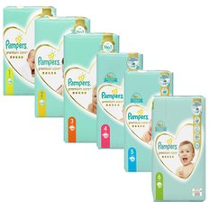 팸퍼스 유럽산 팸퍼스 프리미엄케어 기저귀 밴드 1 2 3 4 5 6 pampers 바우처