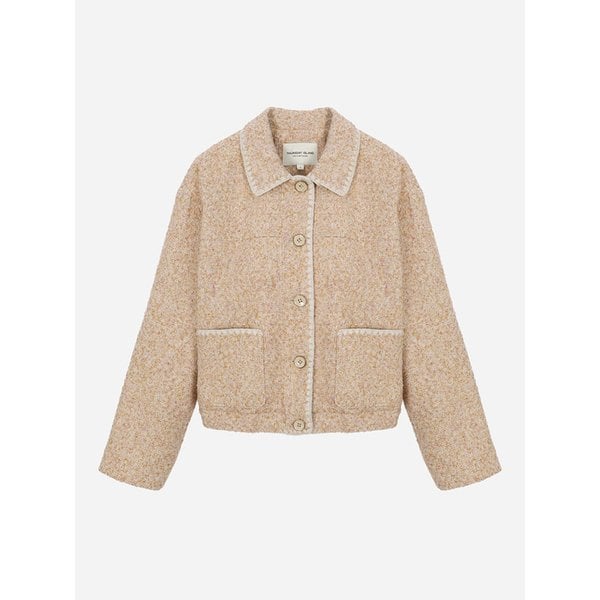 조개자수 트위드 점퍼_T262MJP131W