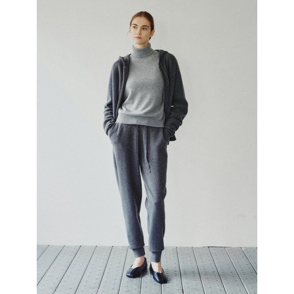 피노 메리노울 조거 팬츠 차콜