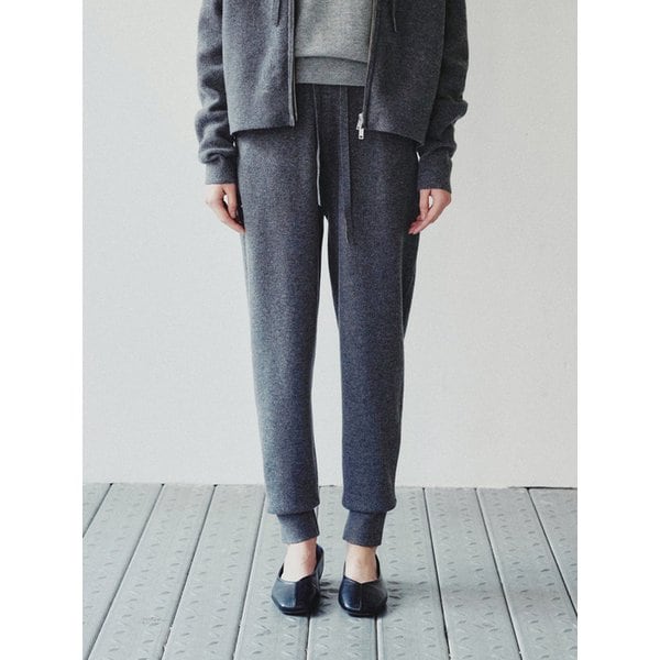피노 메리노울 조거 팬츠 차콜