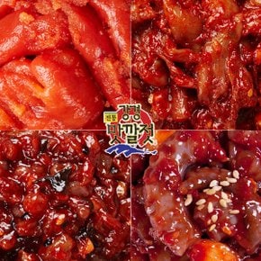 전통 강경맛깔젓 4종모음 7호(명란젓+창난젓+비빔오징어젓+낙지젓 각 250g)