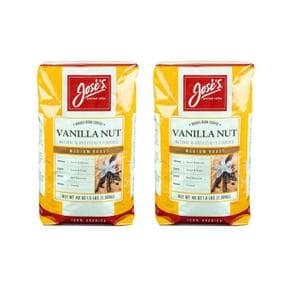 [해외직구] Jose`s 호세 조세 바닐라넛 미디엄 홀빈 원두커피 1.3kg 2팩 Vanilla Nut Coffee Medium Roast Whole Bean 3 lbs