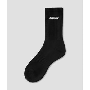 3PACK 배너 로고 미드 삭스 Black 긴목 패션양말 DIKU263LASC003BK 6143086