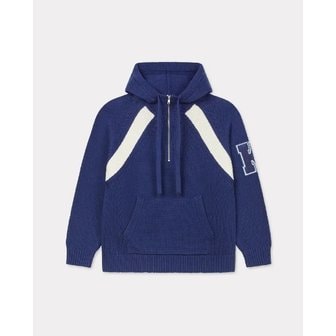 겐조 파리스 바시티 HOODIE IN WOOL AND COTTON