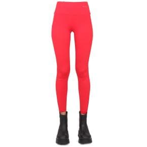 엠에스지엠 Womens Pants LEGGINGS WITH LOGO RED 3341MDP63_22758417