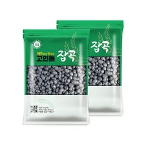 H고인돌잡곡 서리태 4kg(2kgx2개) 국내산 검정콩