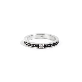 SEWN SWEN SILVER SMALL GEMSTONE RING