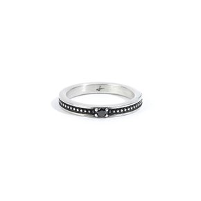 SEWN SWEN SILVER SMALL GEMSTONE RING