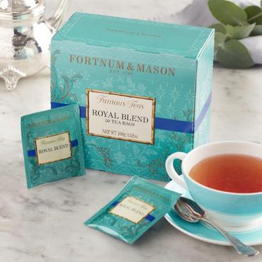  [해외직구] 포트넘앤메이슨 로얄 블렌드 홍차 50티백 Fortnumandmason Royal Blend Tea 50 Tea Bags 100g