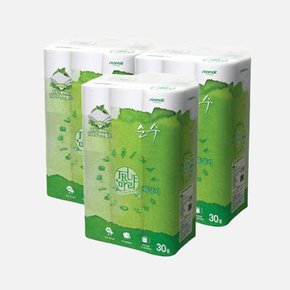 트루마리 순수 3겹 화장지 30M 30롤 X 3팩