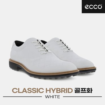 에코 [에코코리아정품]2023 에코 클래식 하이브리드(CLASSIC HYBRID) 골프화[화이트][110214-01007][남성용]