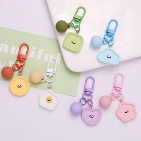 컬러 스마일 미니 귀여운 키홀더 펜던트 백꾸 빽꾸 가방꾸미기