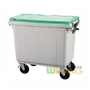 분리수거함 HDPE   상차용660L/평면뚜껑