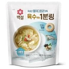 백설 멸치디포리육수에는 1분링 132g