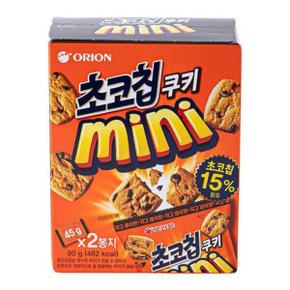 오리온 미니 초코칩 90g 6개