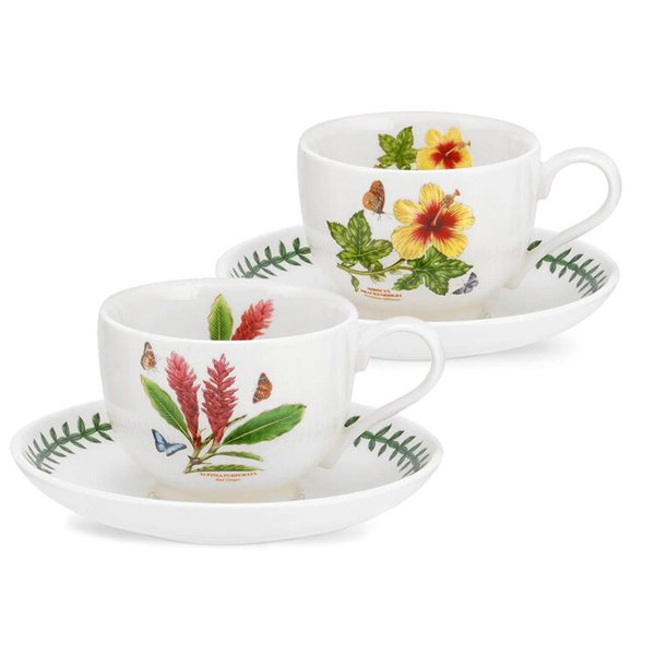 엑소틱 보타닉가든 T형 커피잔 2인조세트