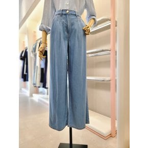 [여주점] 여성 텐셀 투턱 와이드 데님 팬츠(ITP5DPT910)