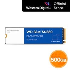 SOI 공식총판 Western Digital WD Blue SN580 500GB