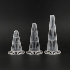 난초용 긴 화분 흙 거름망 1P 투명 배수망 깔망 꼬깔 분갈이 원예 통기 썩은 뿌리 방지
