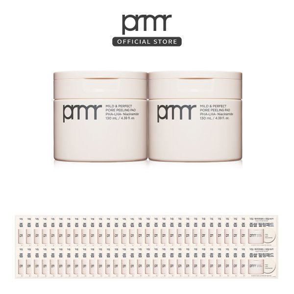 [SSG 단독][PRMR]마일드 앤 퍼펙트 포어 필링 패드 더블구성 (+본품용량)