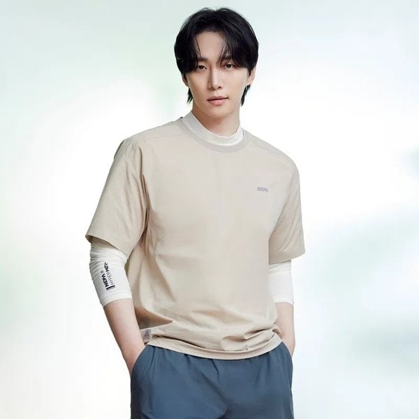 [부산점] 남성 아이스테크쉘 우븐 라운드티셔츠 7L35331
