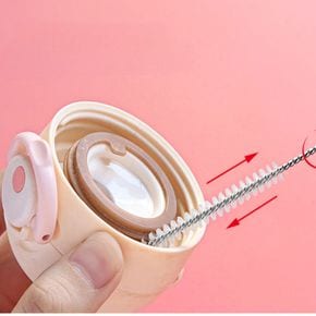 촘촘 빨대 세척솔 텀블러 뚜껑 브러쉬 틈새 구석 세척