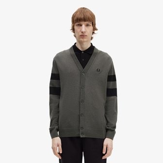 프레드페리 [파주점] AFPM2335534 638 팁드 슬리브 가디건