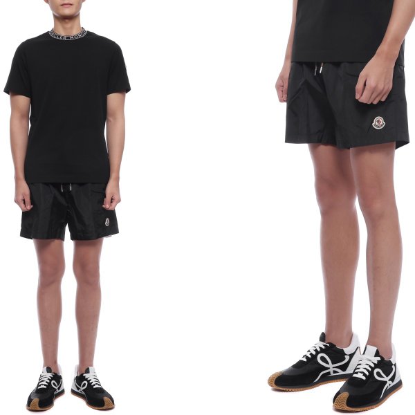 [부산점] 26SS 남성 로고 패치 스윔 팬츠 (2C00002 5985M 999 26S)