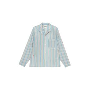릴렉스핏 스트라이프 자카드 셔츠 / 6861/561/406 LIGHT BLUE