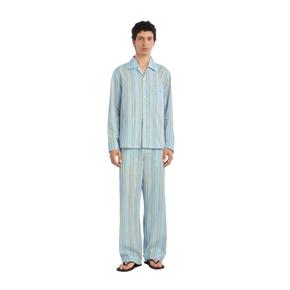 릴렉스핏 스트라이프 자카드 셔츠 / 6861/561/406 LIGHT BLUE