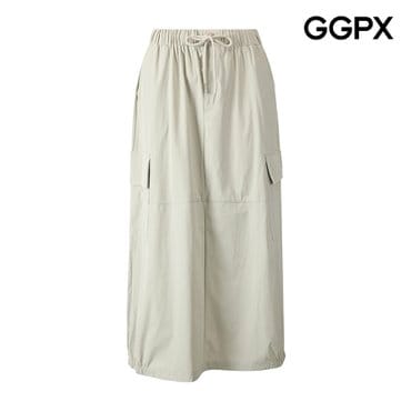 GGPX 밑단 밴딩 카고 스커트 (GP7SK014F)