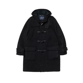 Mens Erica Duffle Coat - Black BW 5