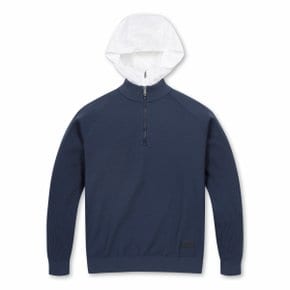 WINDPROOF HALF ZIP SWEATER_NMWAA24691BUD