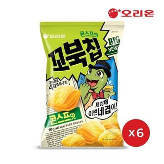 오리온 꼬북칩 콘스프M(80g) x 6개