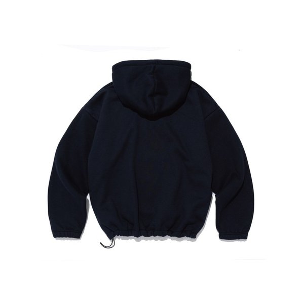 [기모선택] 스몰 드림 로고 스트링 후드 티셔츠 (네이비)