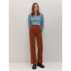 ESSENTIAL STRAIGHT CORDUROY PT (BROWN)