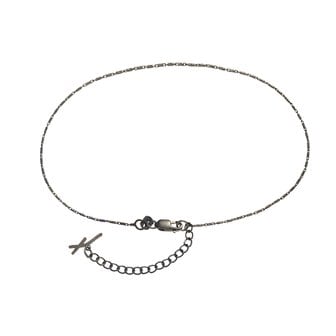 페르테 루메 블랙 앵클리스, Lume Black Anklet, 14k black gold