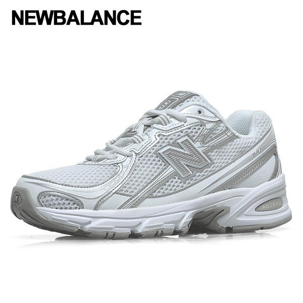 남여공용 740 스니커즈 운동화 화이트 실버메탈릭 U740WM2