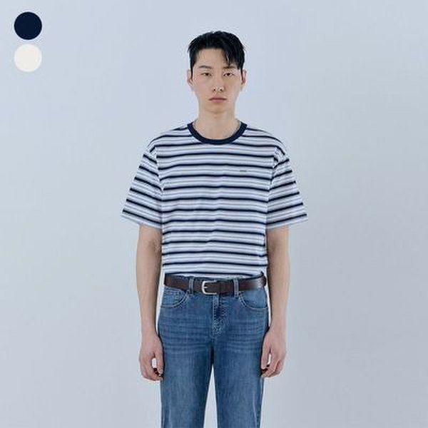 확대된 대표 남성 긴팔티셔츠 진 맨투맨 남여공용 스트라이프 반팔 티셔츠 MQ2K943