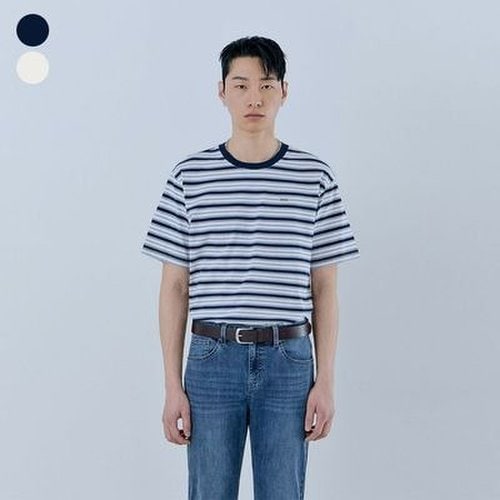 남성 긴팔티셔츠 진 맨투맨 남여공용 스트라이프 반팔 티셔츠 MQ2K943