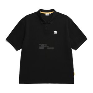 내셔널지오그래픽 N232UPL910 베어 와펜 피케 반팔 티셔츠 CARBON BLACK