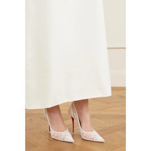 미스 Z 메쉬 100mm 레이스 스틸레토 힐 펌프스 46376663162979357